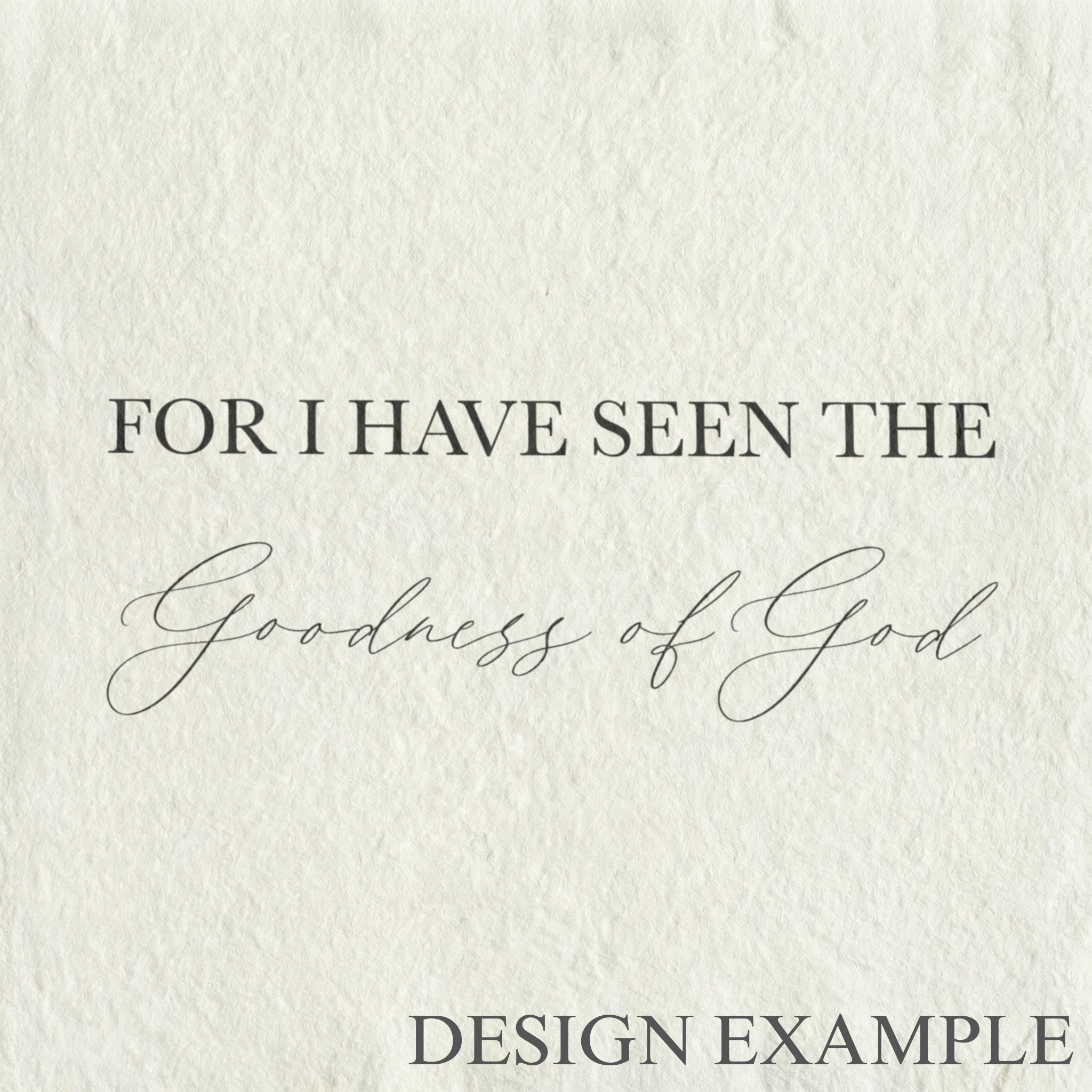 Glass Table Frames & Cards - Goodness of God