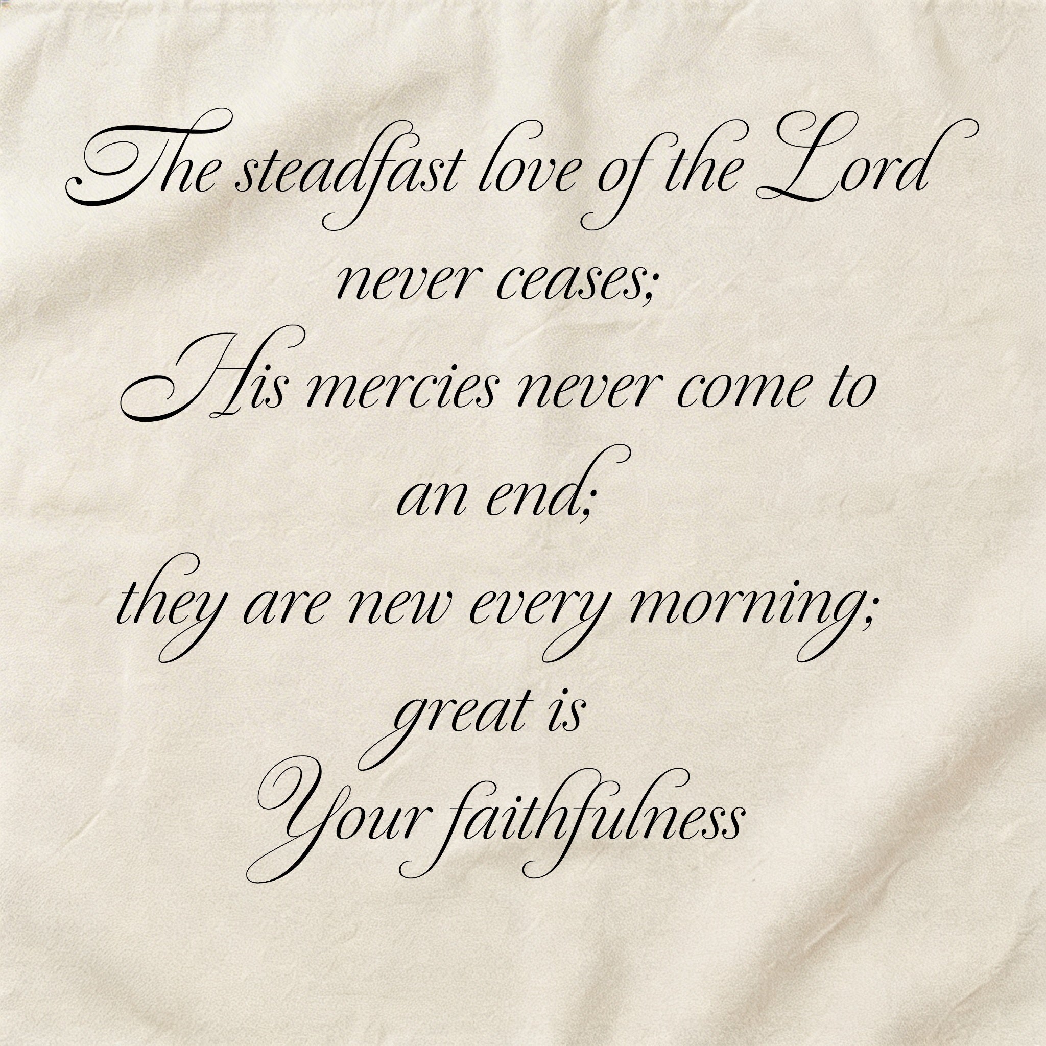 Wall Banners - The Steadfast Love of the Lord