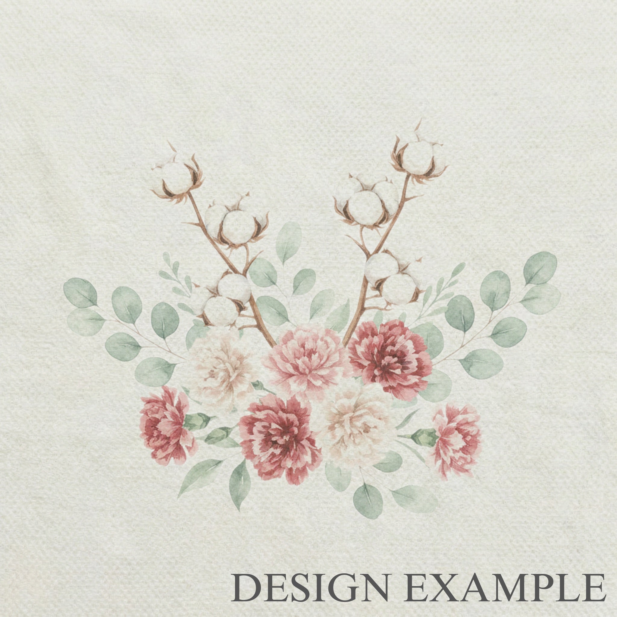 Throw Blankets - Spring Cotton Bouquet