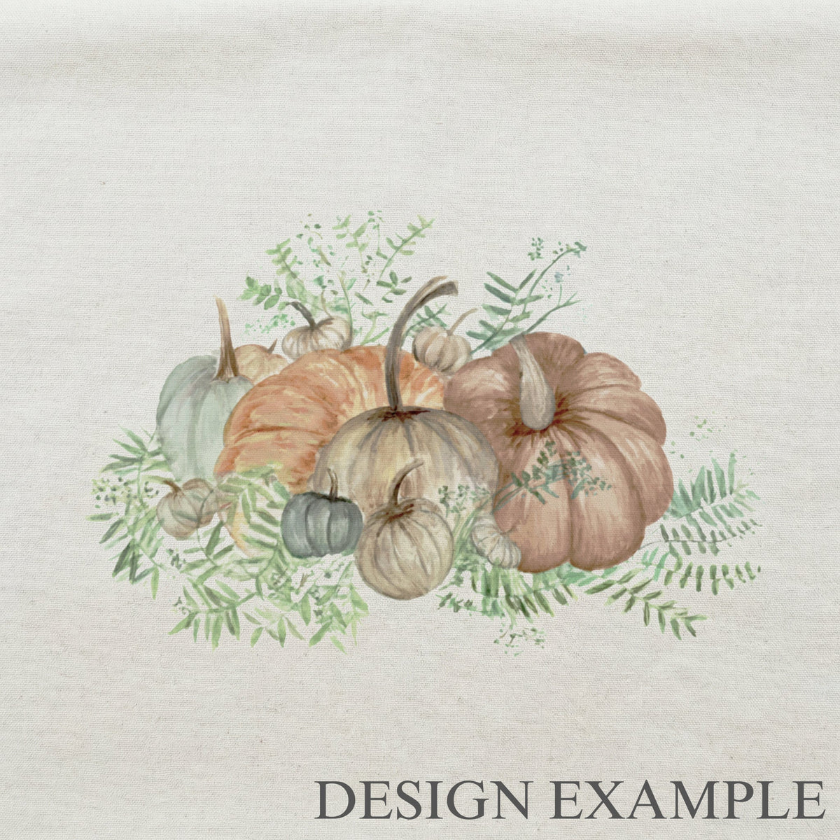 Throw Pillows - Pumpkin Bunch Watercolor