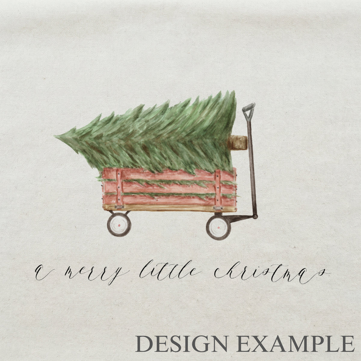 Throw Pillows - A Merry Little Christmas Watercolor