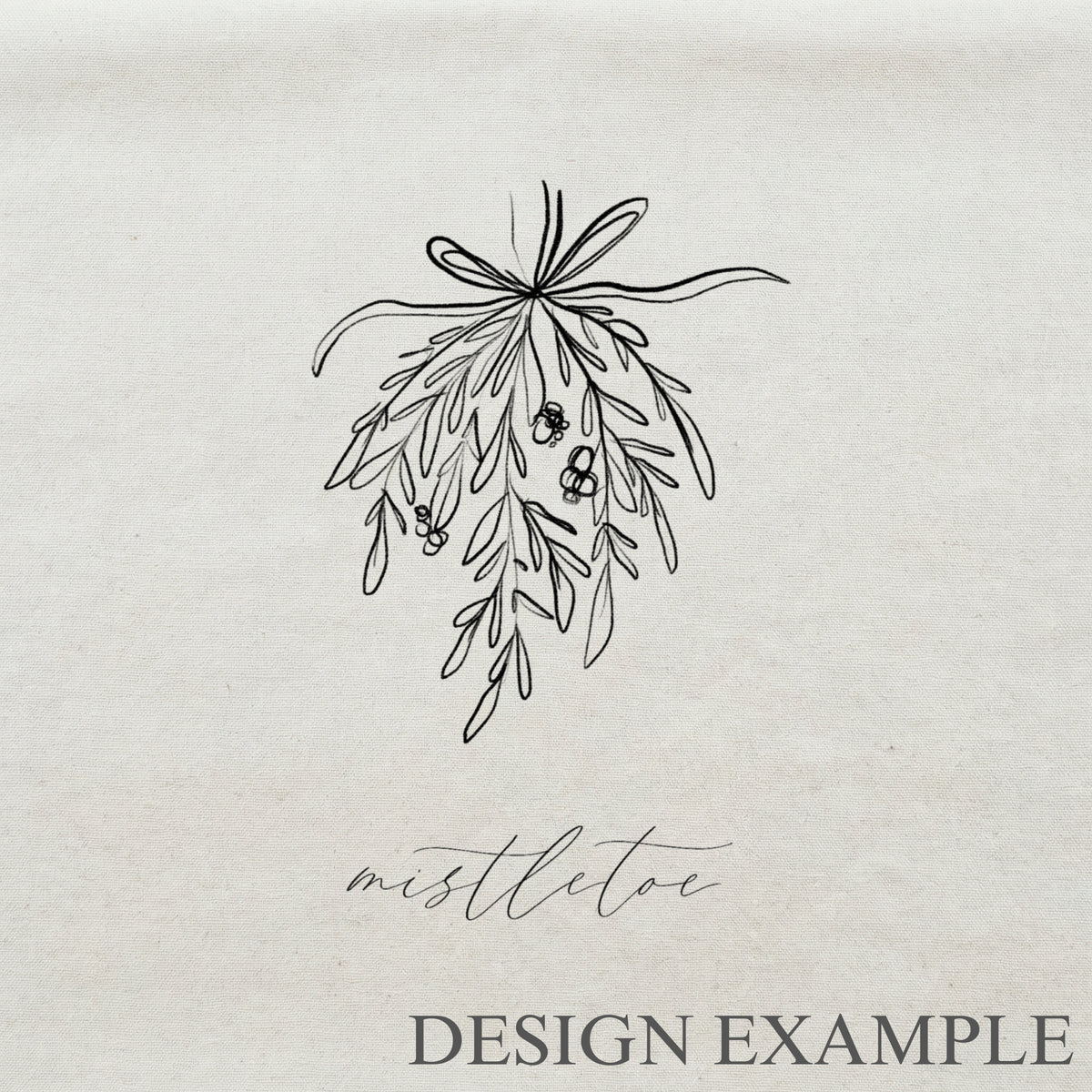 Throw Pillows - Mistletoe Christmas