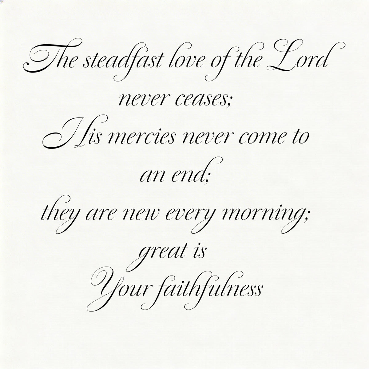 Wooden Frames - The Steadfast Love of the Lord