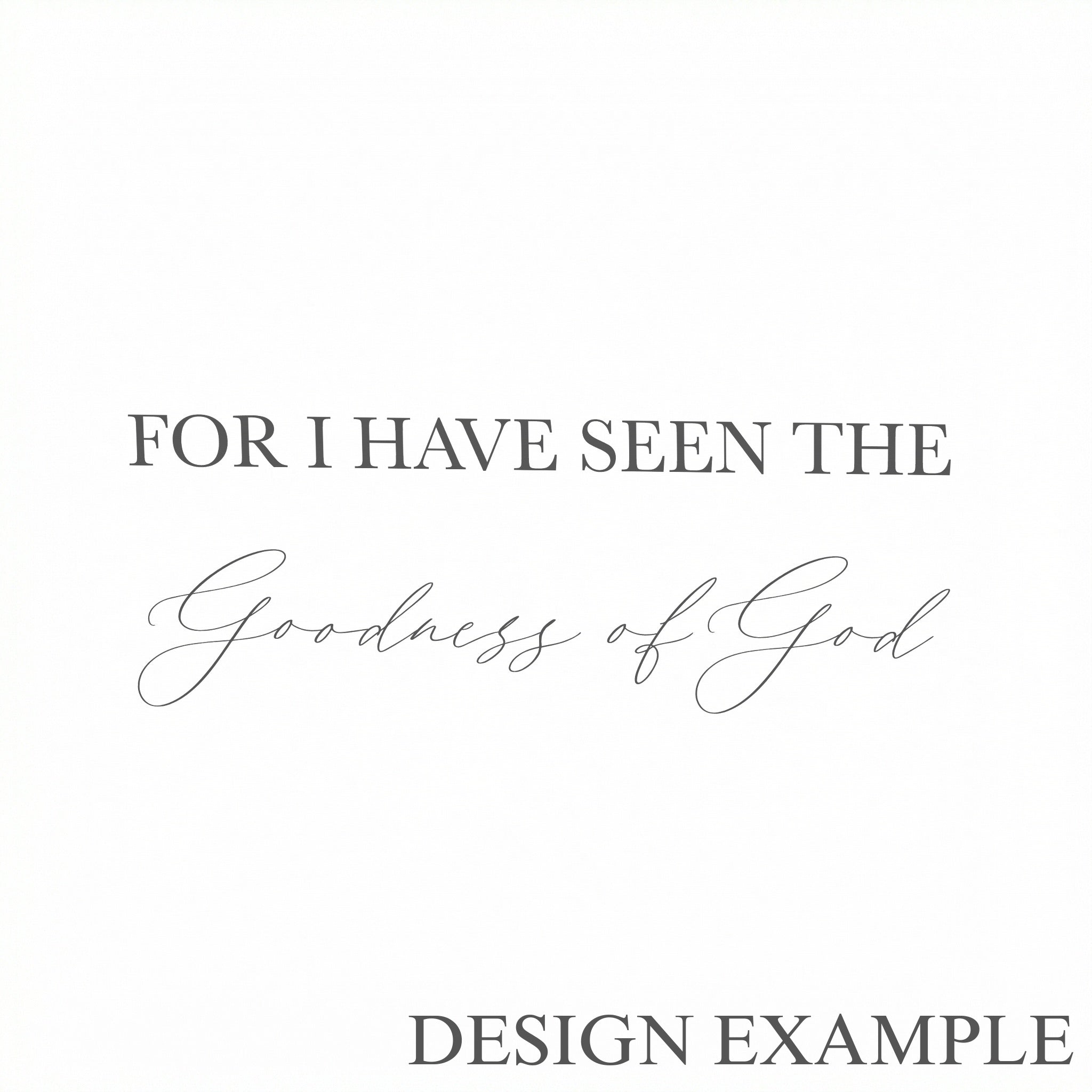 Wooden Frames - Goodness of God