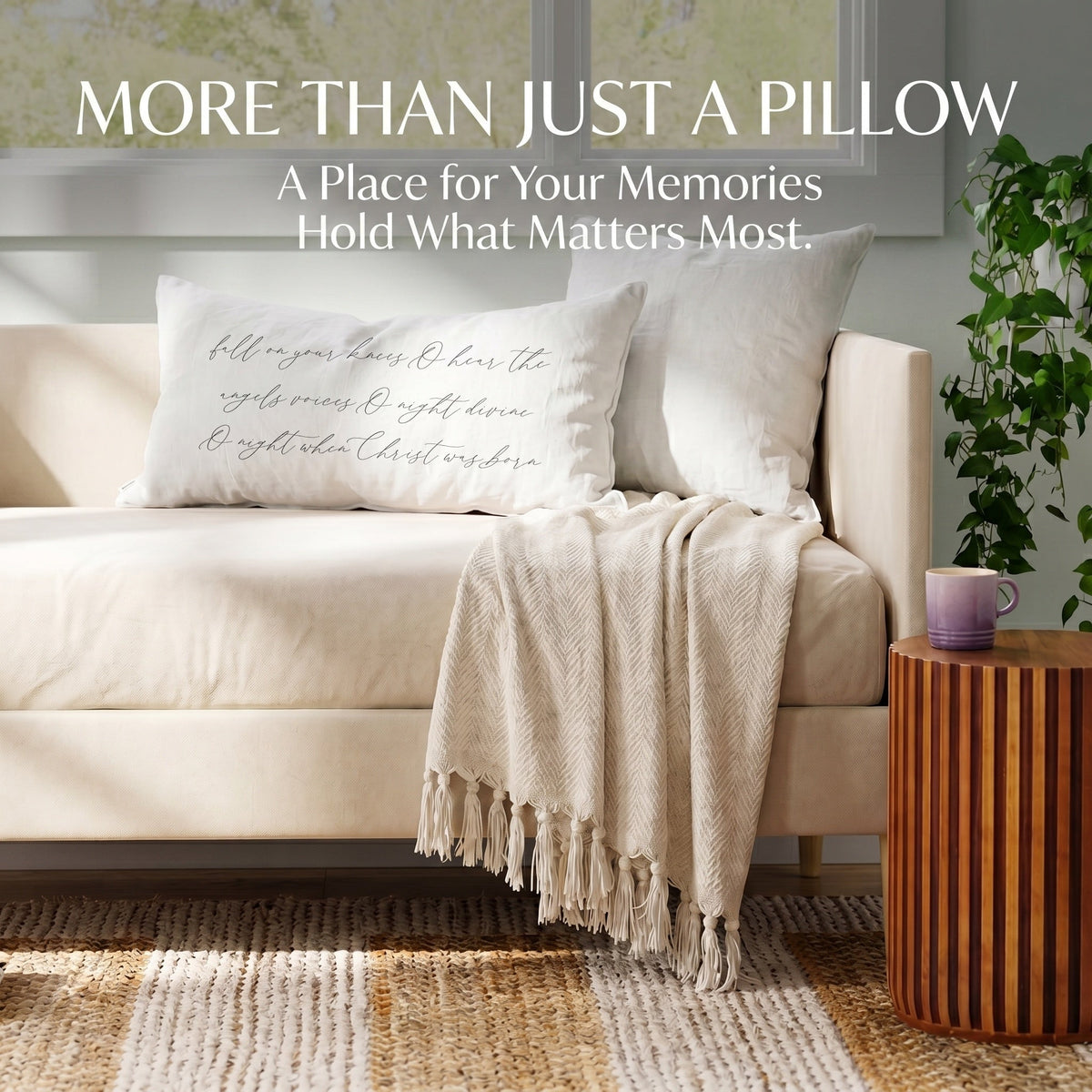 Lumbar Pillows - O Night Divine Hymn