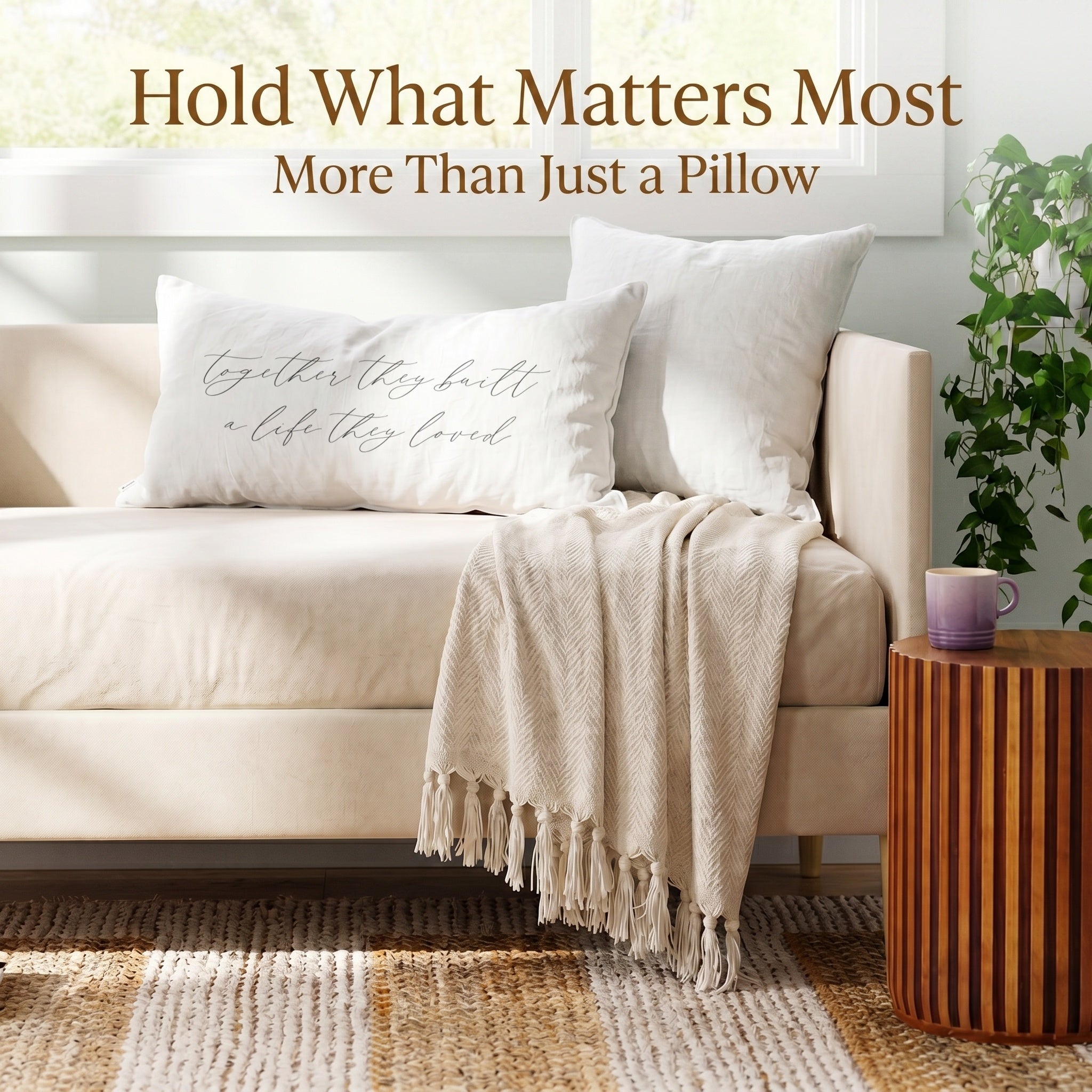 Lumbar Pillows - Together They Built a Life They Loved