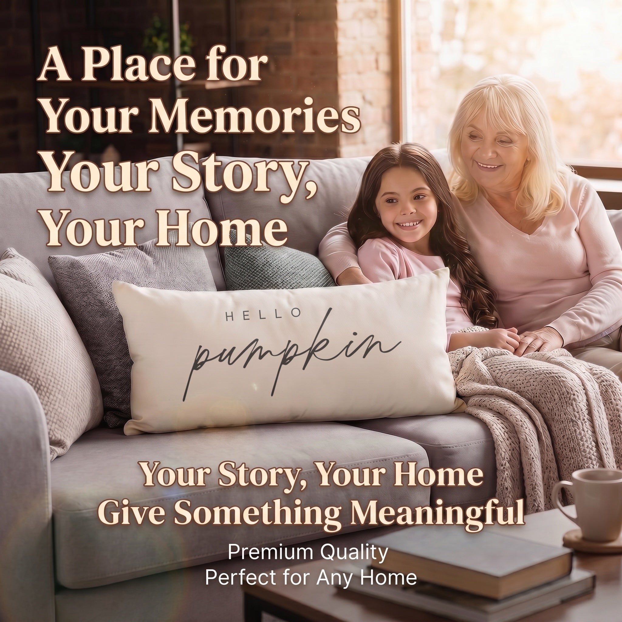 Lumbar Pillows - Hello Pumpkin