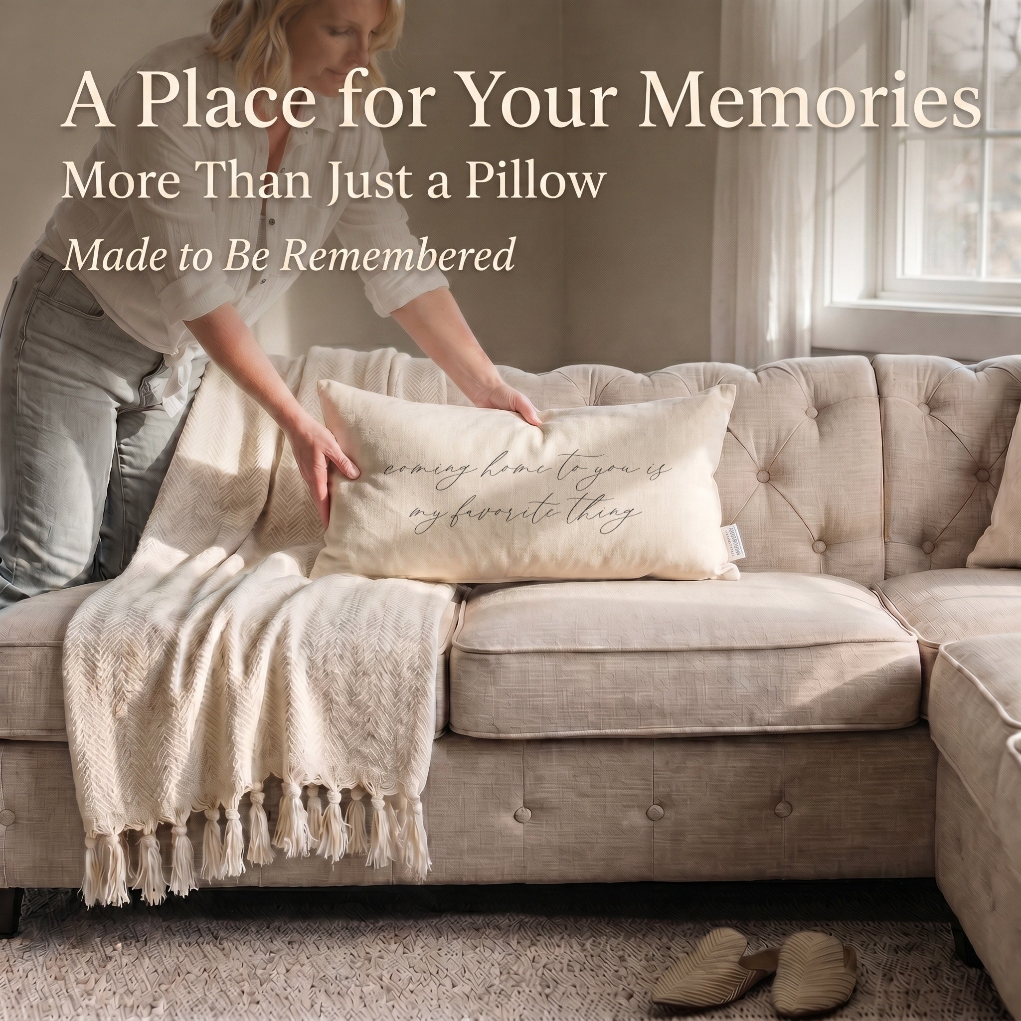 Lumbar Pillows - Coming Home To You Is My Favorite Thing