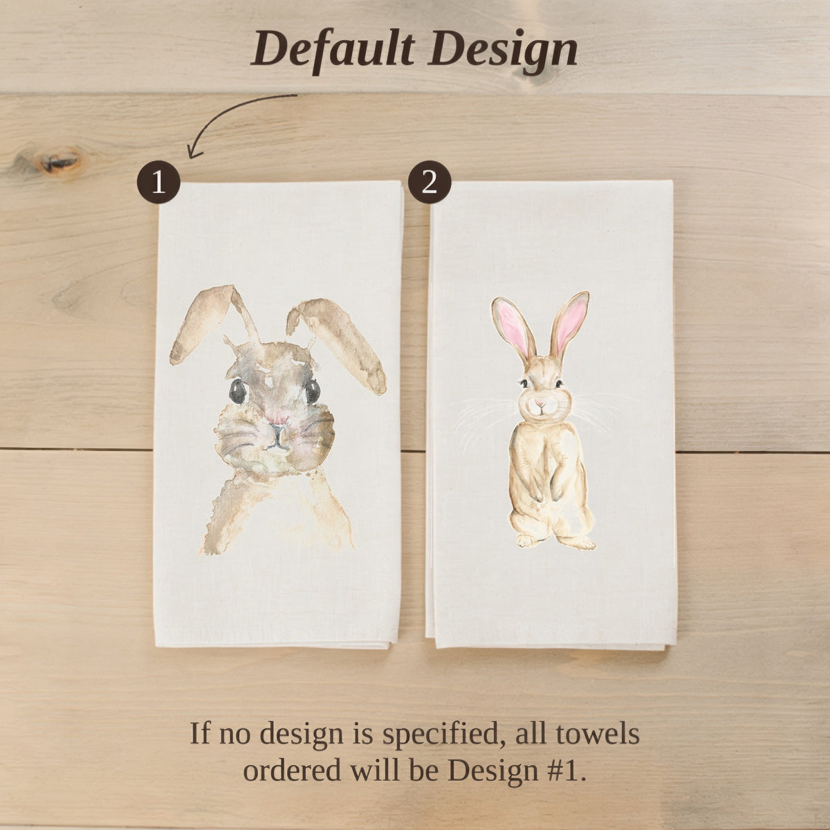 Tea Towel - Bunny Portrait