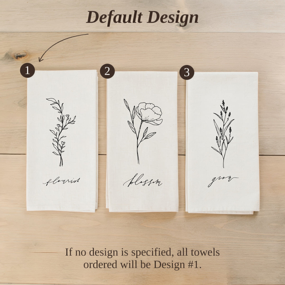 Tea Towel - Flourish Wildflower