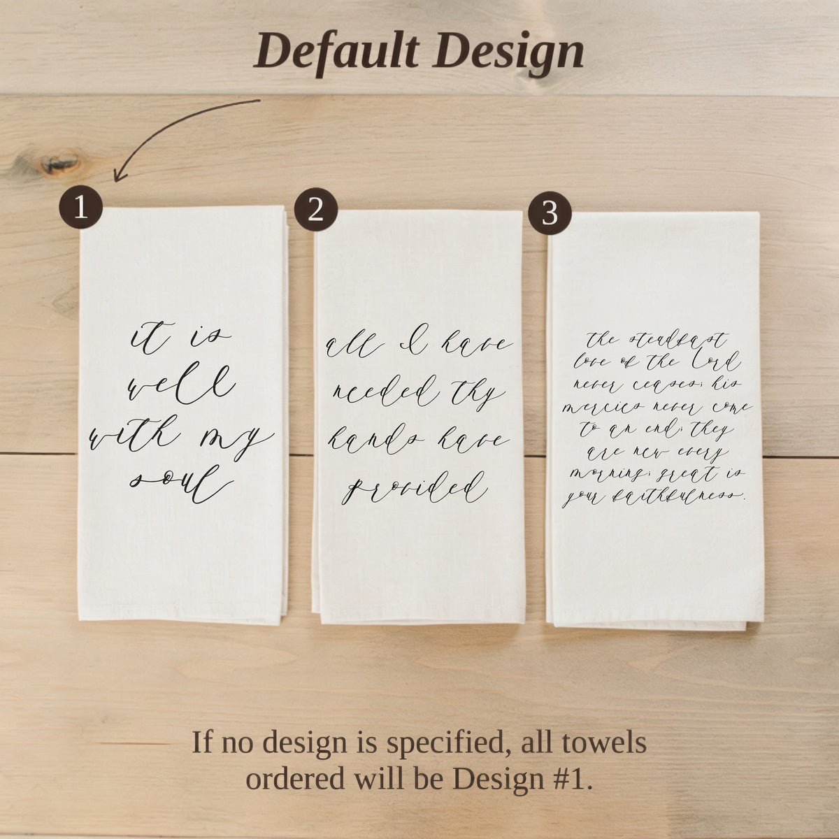 Tea Towel - It Is Well With My Soul