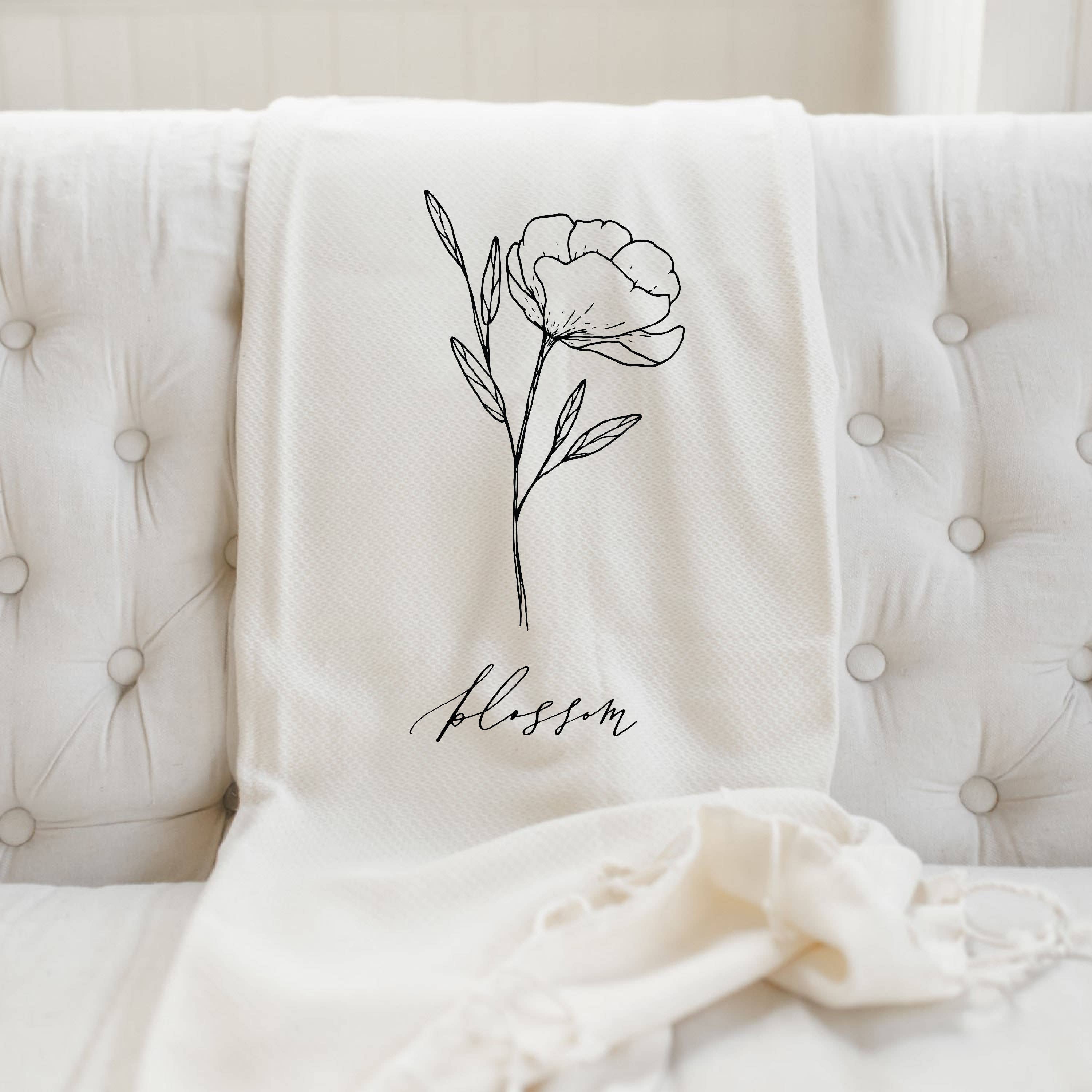 Throw Blankets - Blossom Wildflower