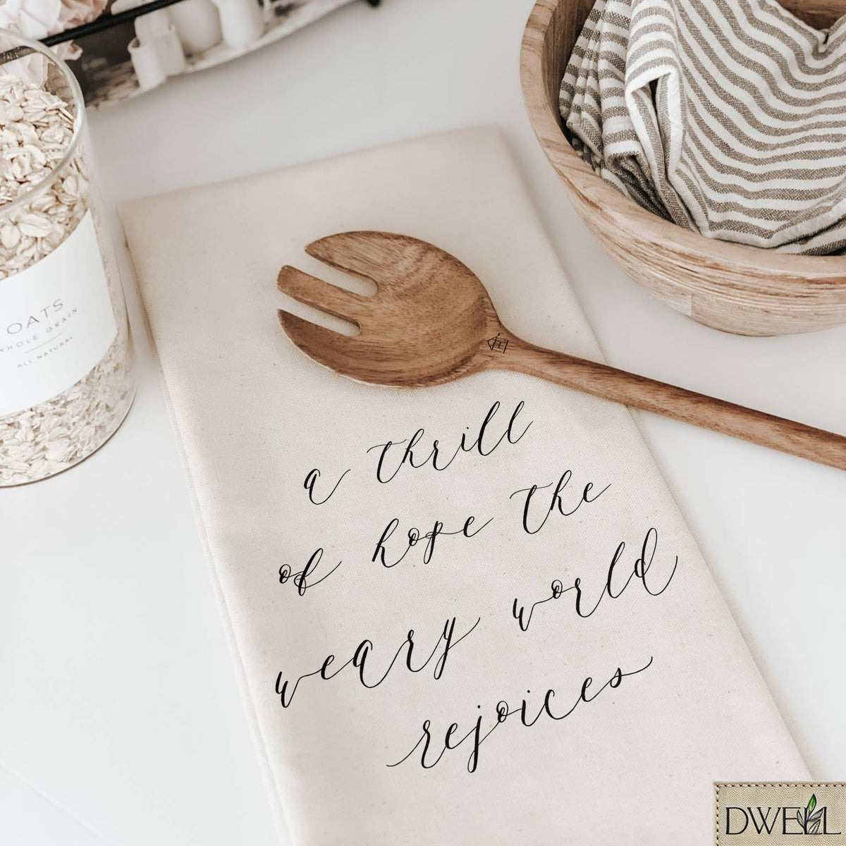 Tea Towel - A Thrill Of Hope