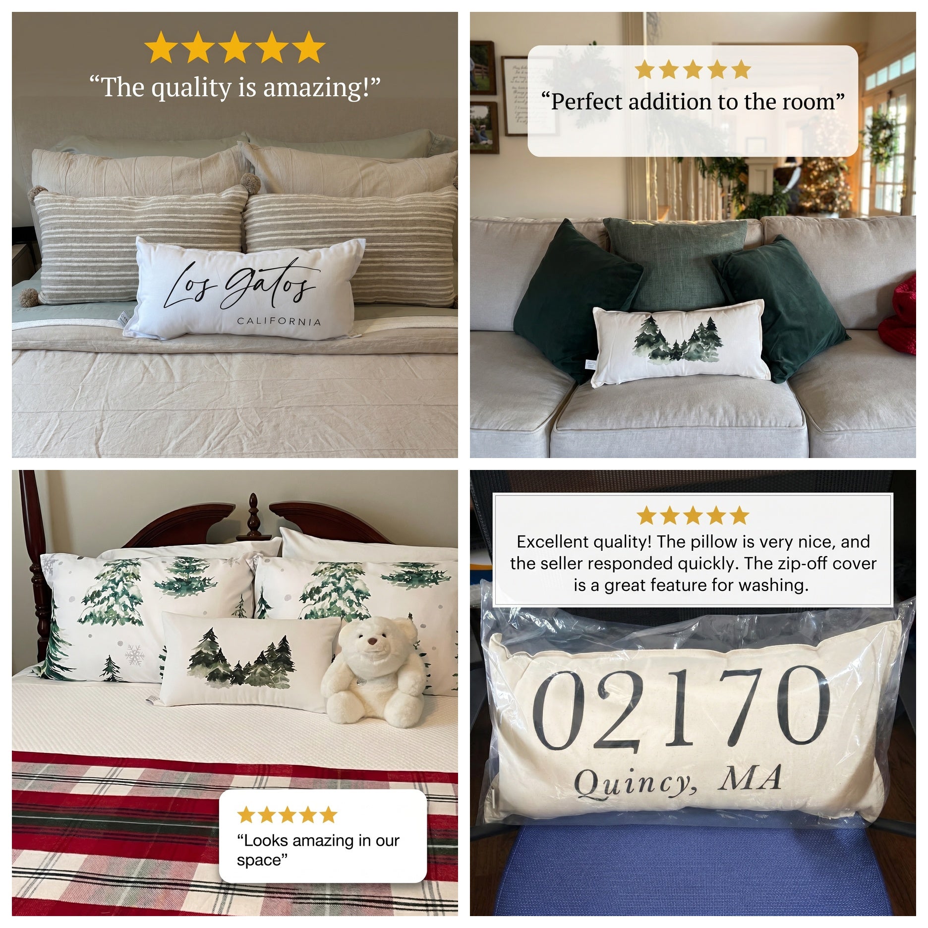 Lumbar Pillows - How Wonderful Life Is Now That You're in