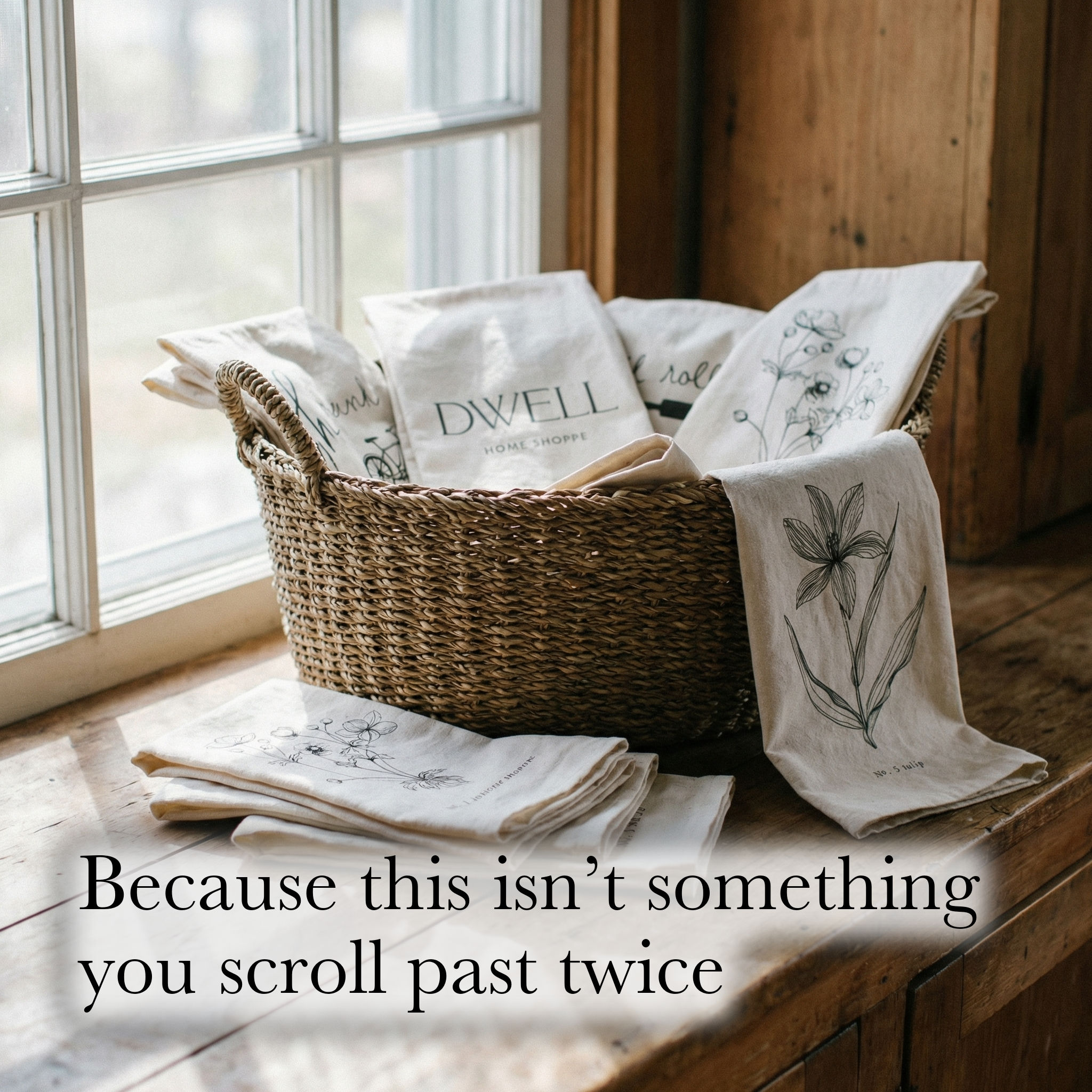 Tea Towel - Thankful