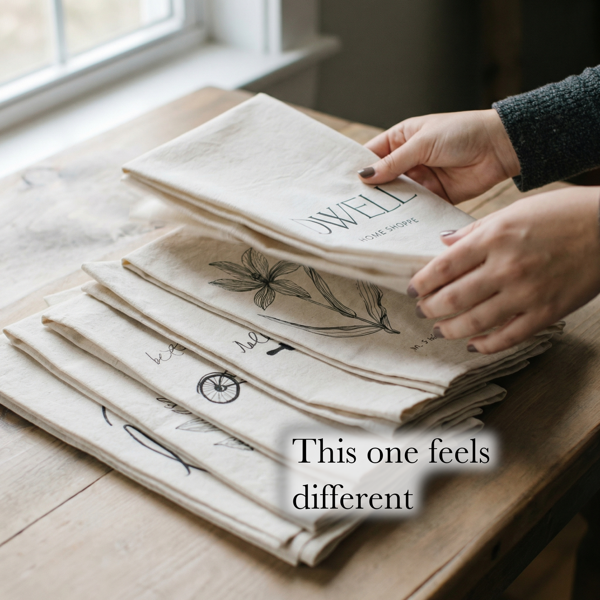 Tea Towel - Cuddles and Lattes