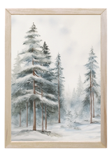 Glistening Trees Wood Framed Print