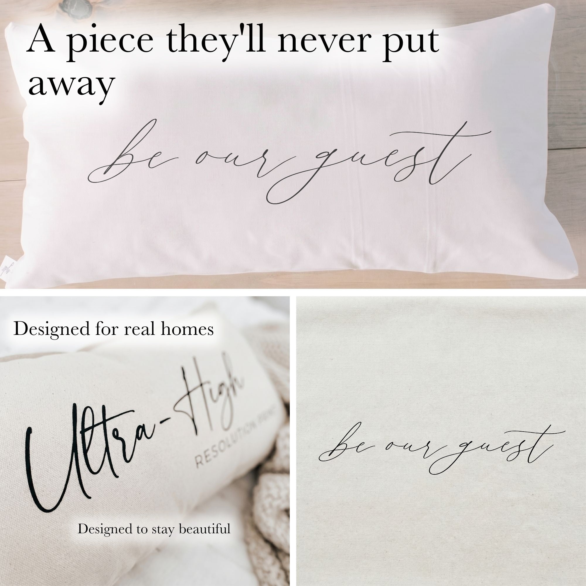 Lumbar Pillows - Be Our Guest