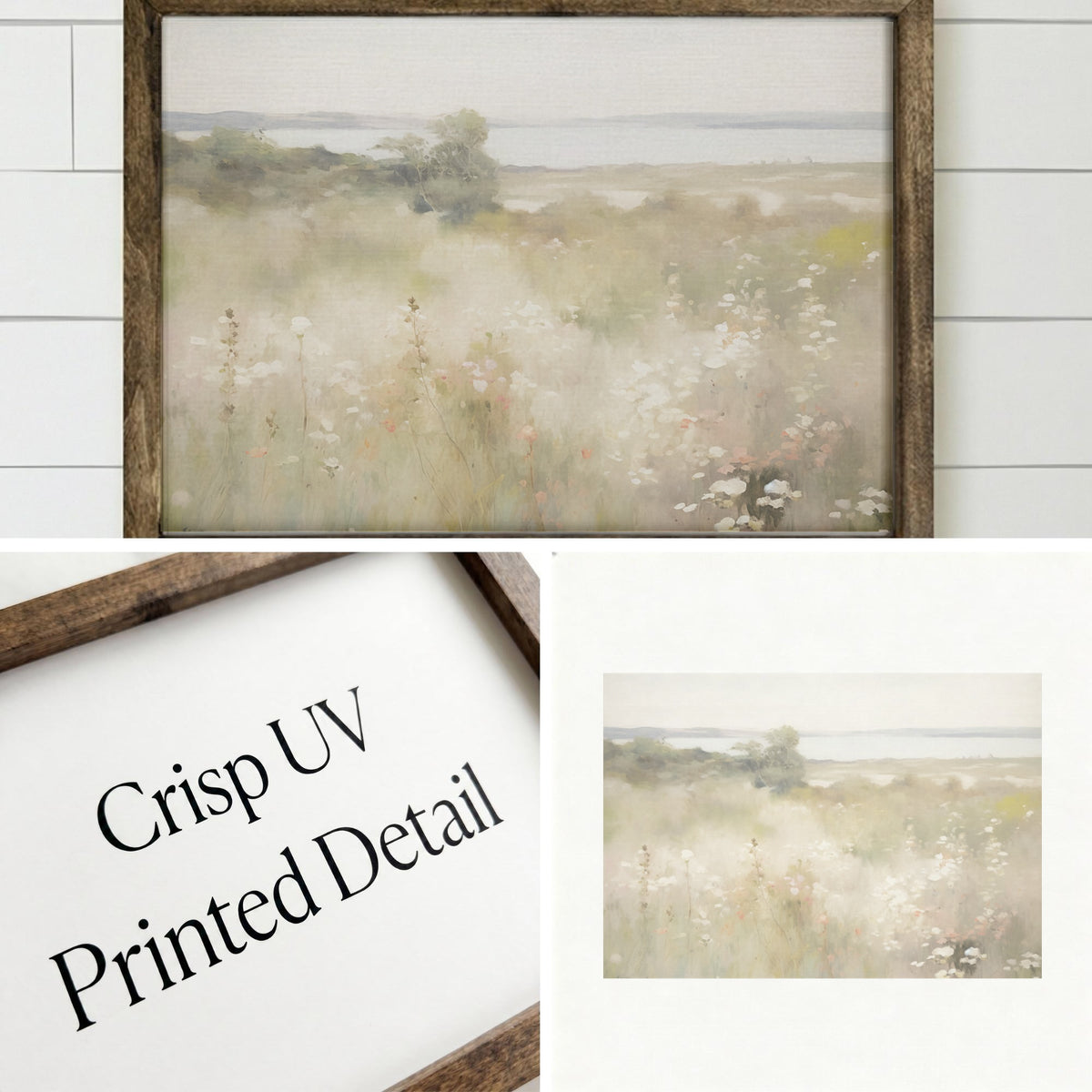 Wooden Frames - Bright Wildflowers