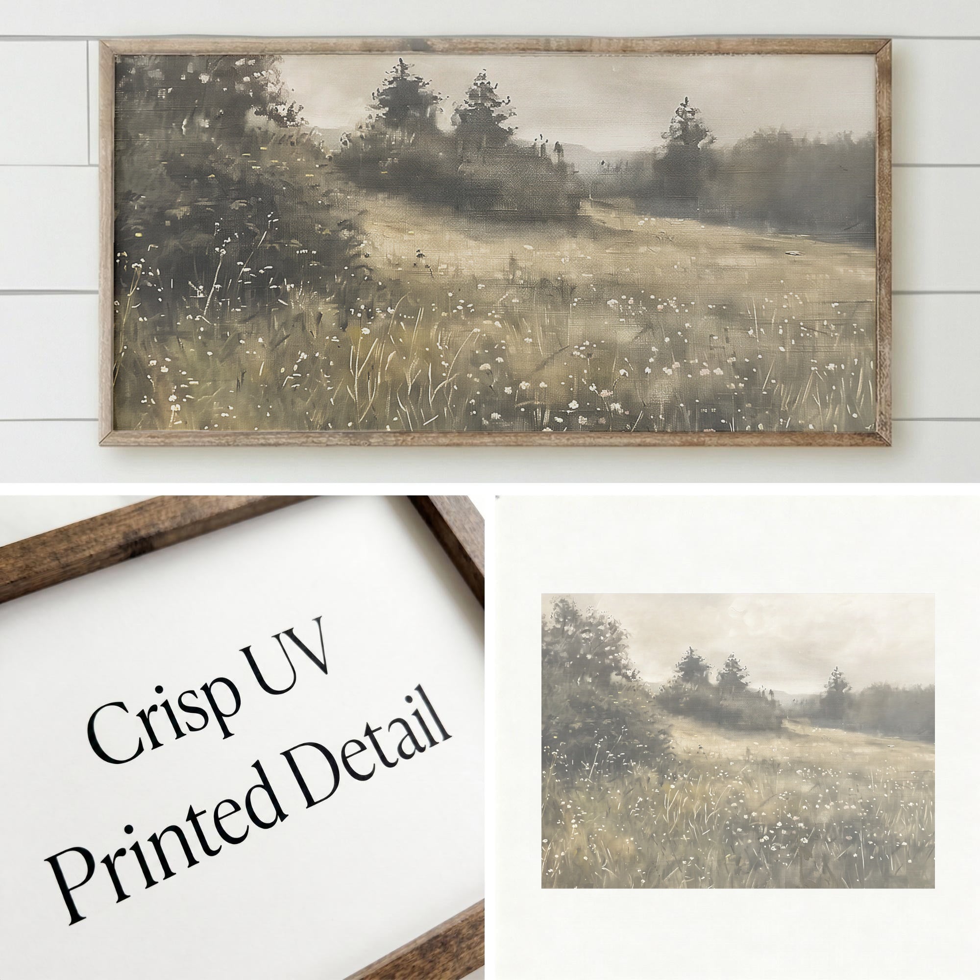 Wooden Frames - Evergreen Field