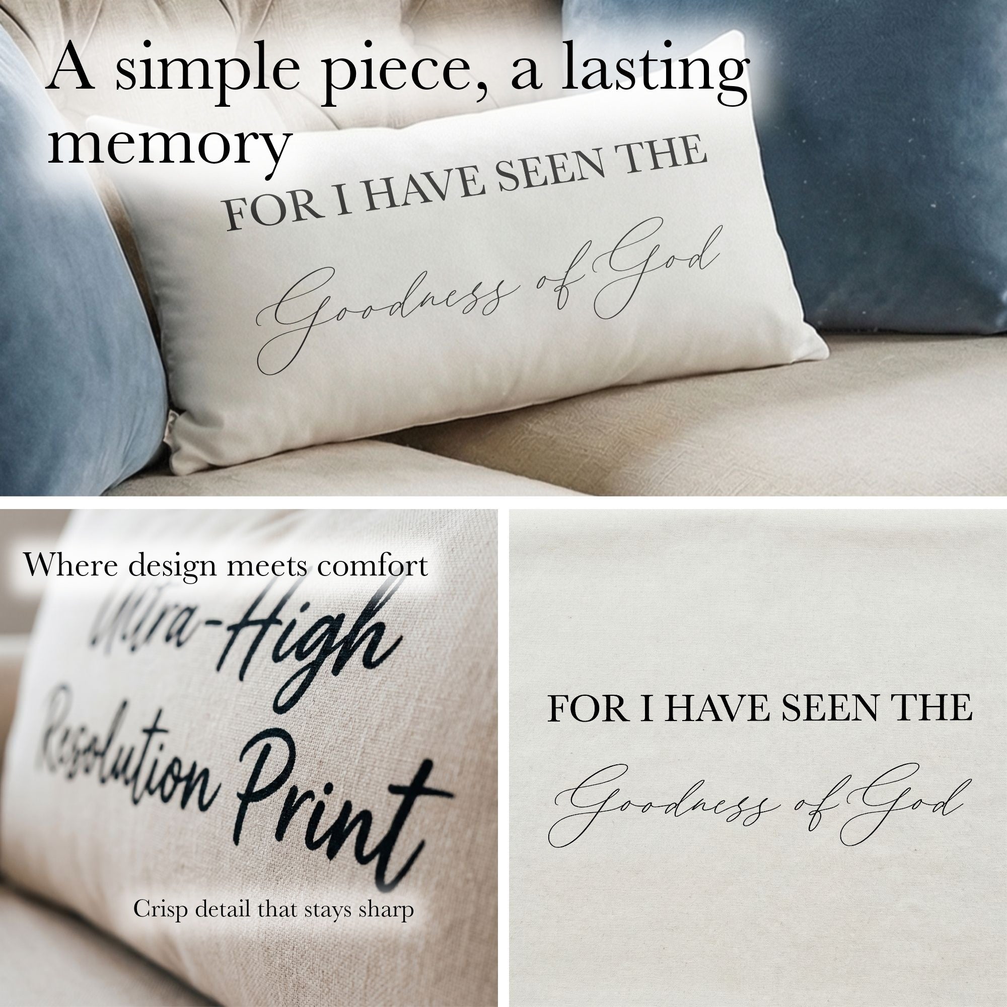 Lumbar Pillows - Goodness of God