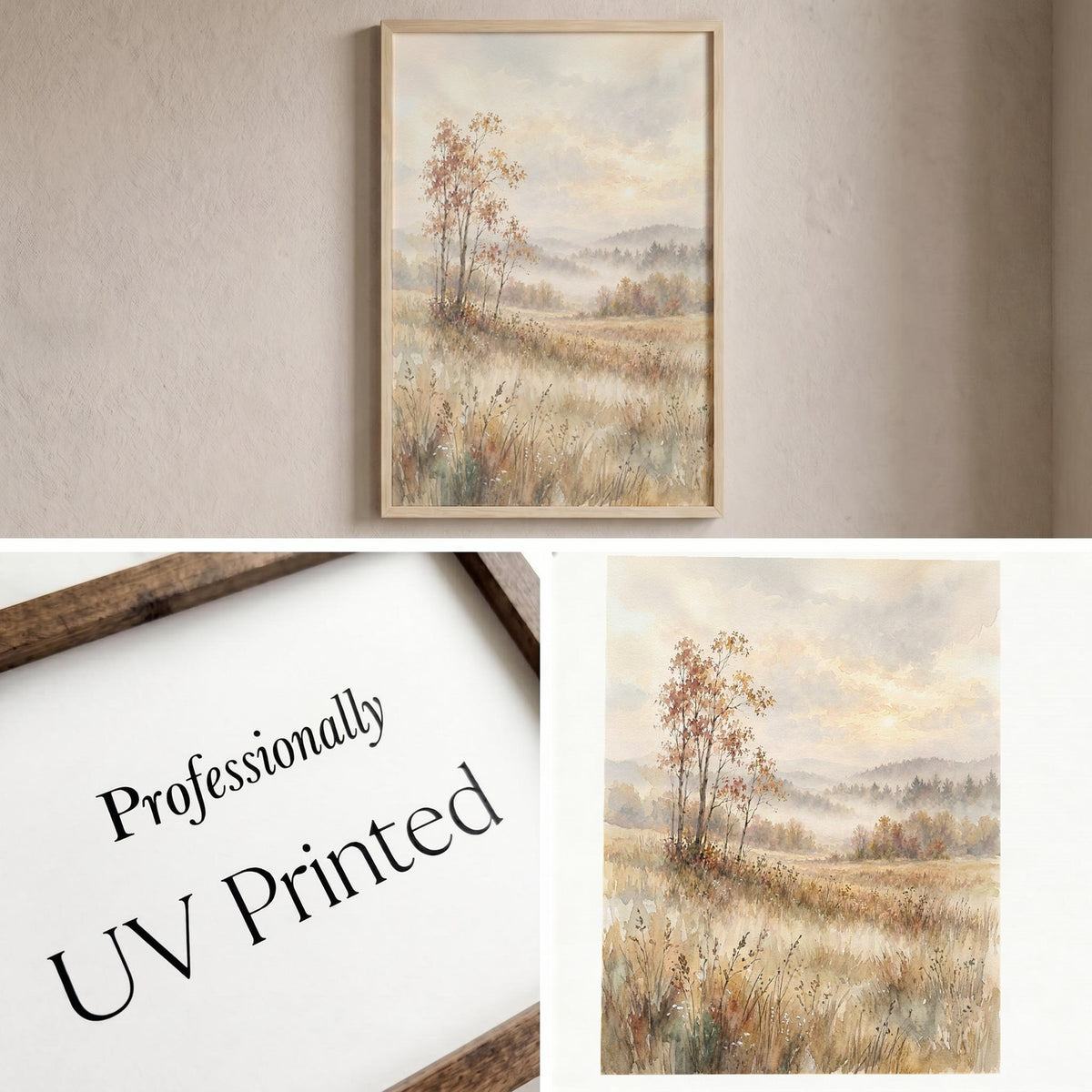 The Hush Of Autumn Framed Fall Landscape Art