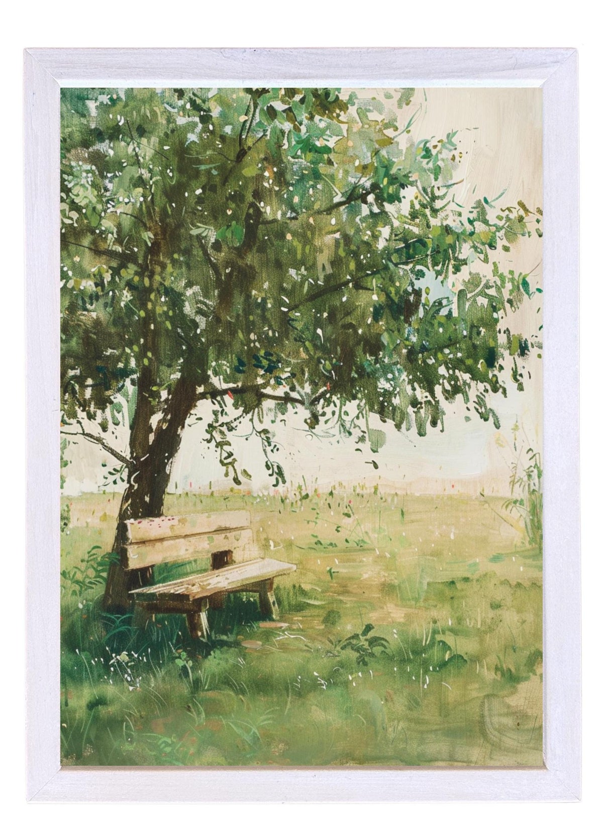 Wooden Frames - Shaded Bench