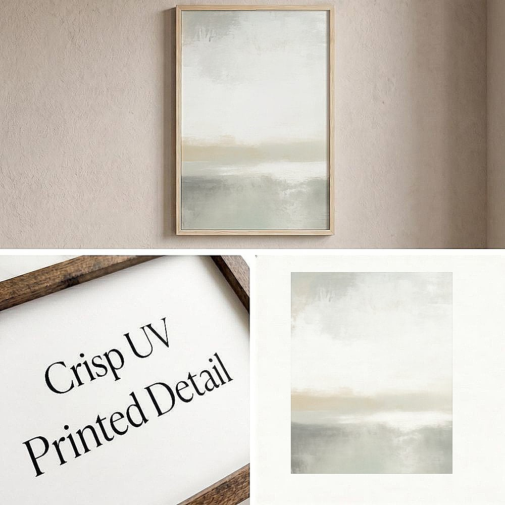 Wooden Frames - Abstract Blues