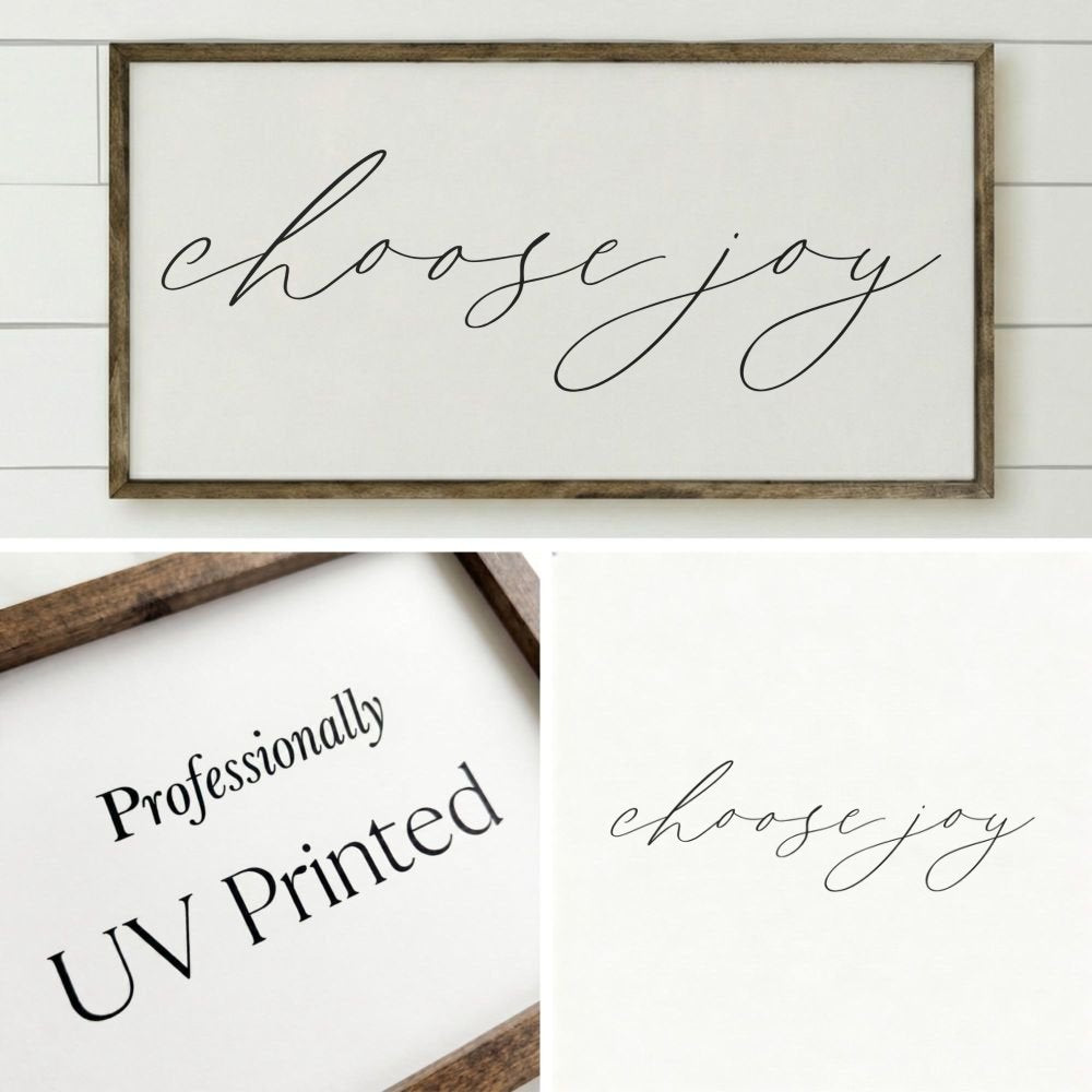 Wooden Frames - Choose Joy