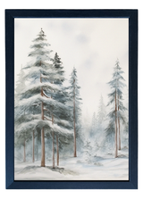 Glistening Trees Wood Framed Print