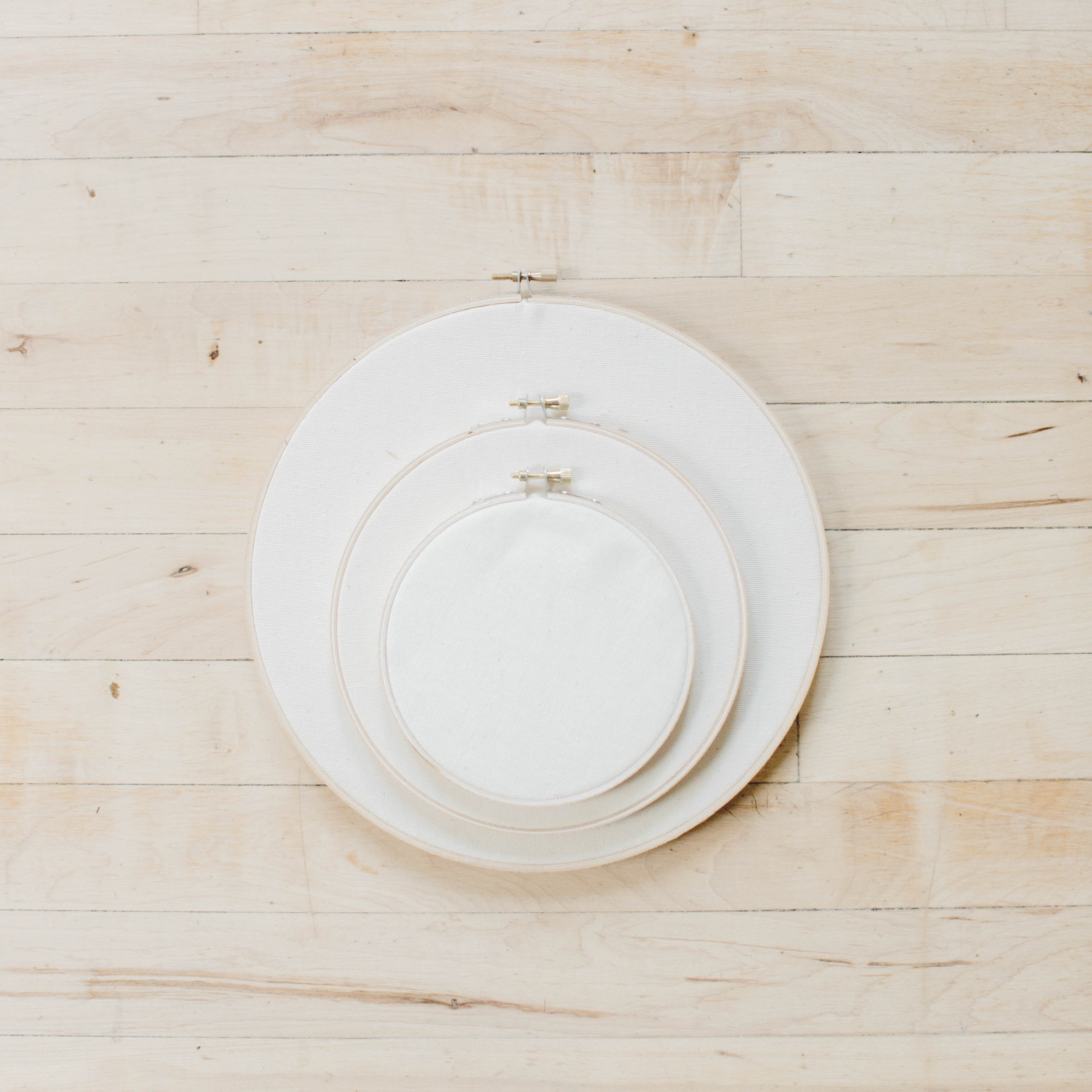 Embroidery Hoops - Bunny Portrait