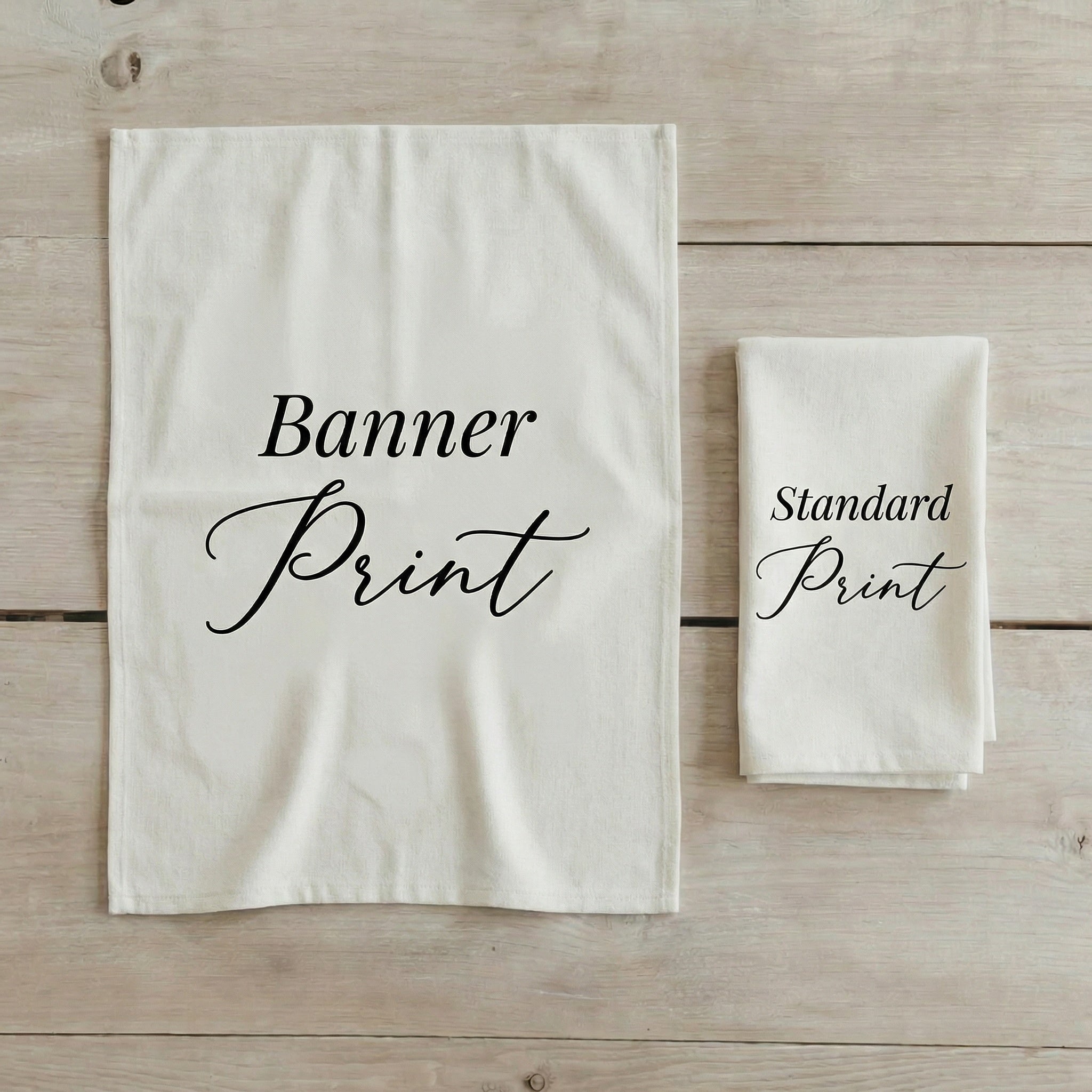 Tea Towel - He First loved Wreath