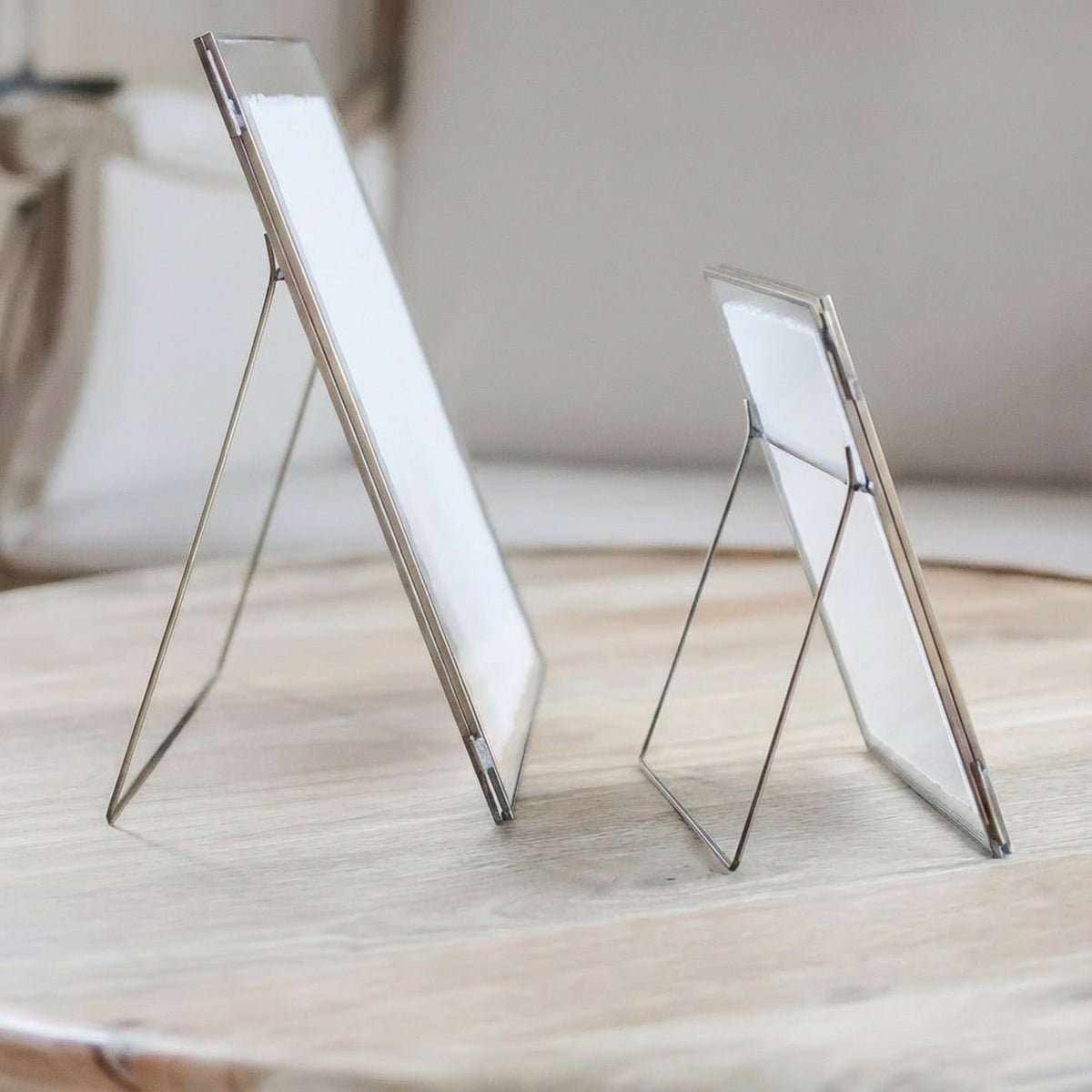 Weary World Rejoices Glass Table Frame & Art Card