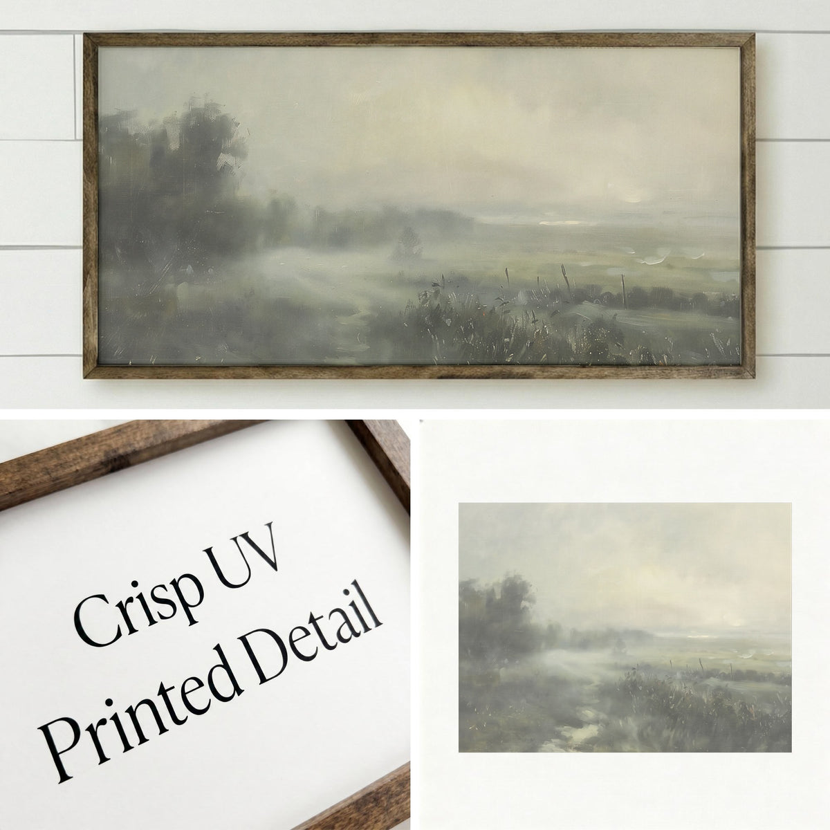 Wooden Frames - Cool Toned Haze