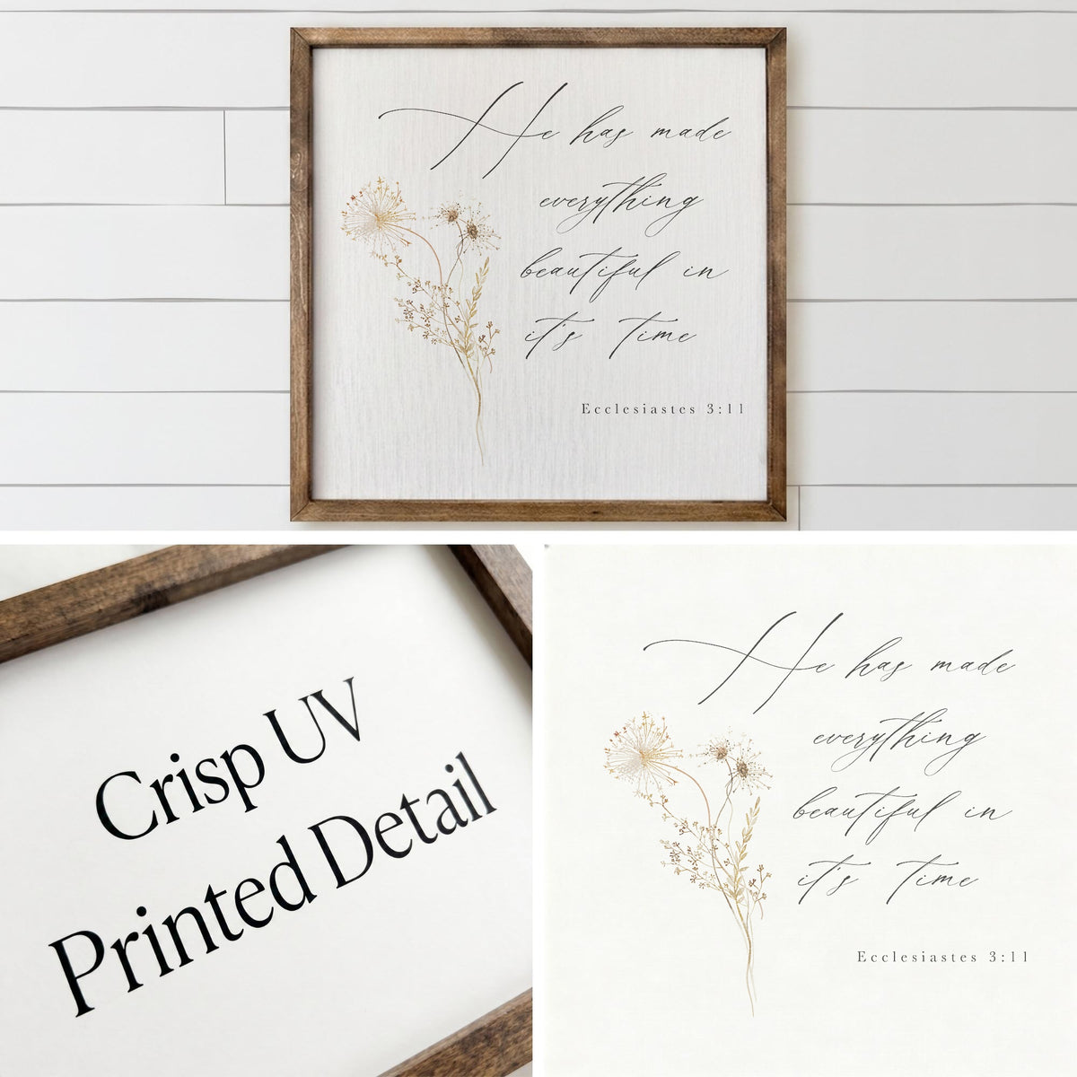 Wooden Frames - Ecclesiastes 3