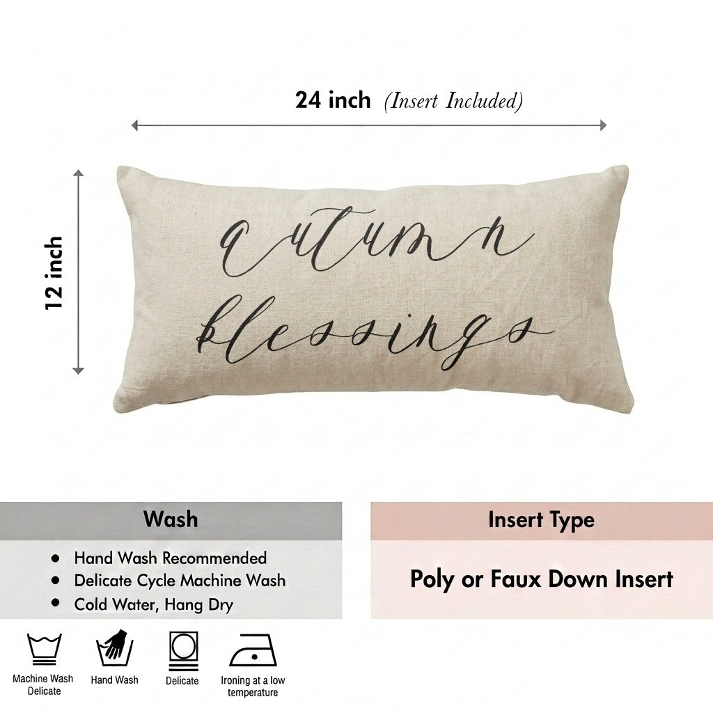 Lumbar Pillows - Autumn Blessings