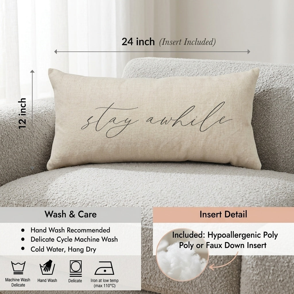 Lumbar Pillows - Stay Awhile