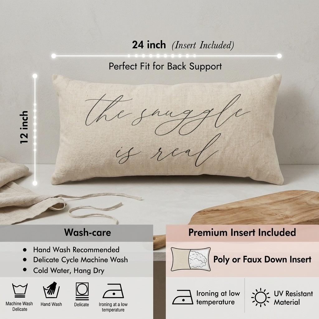 Lumbar Pillows - The Snuggle is Real