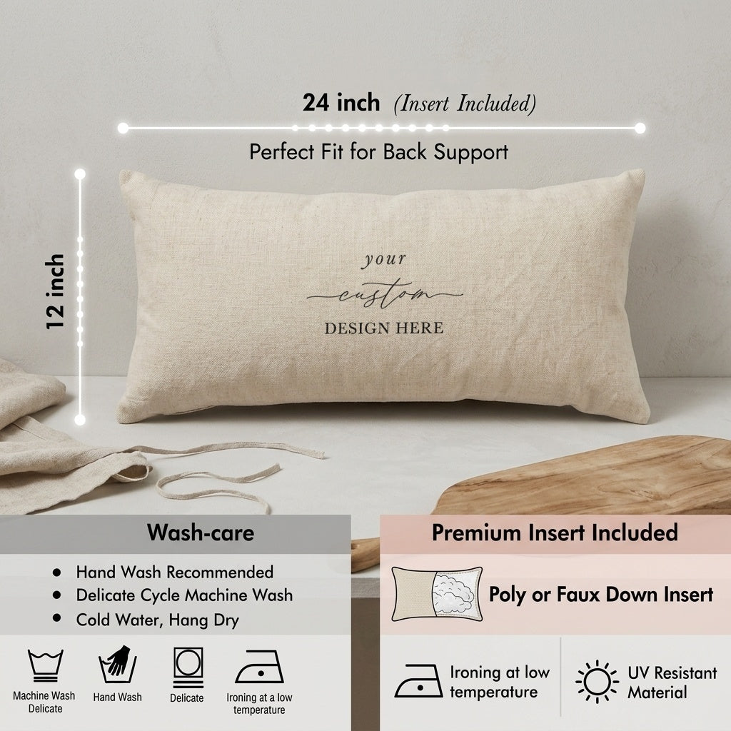 Custom Lumbar Pillows - Custom Design