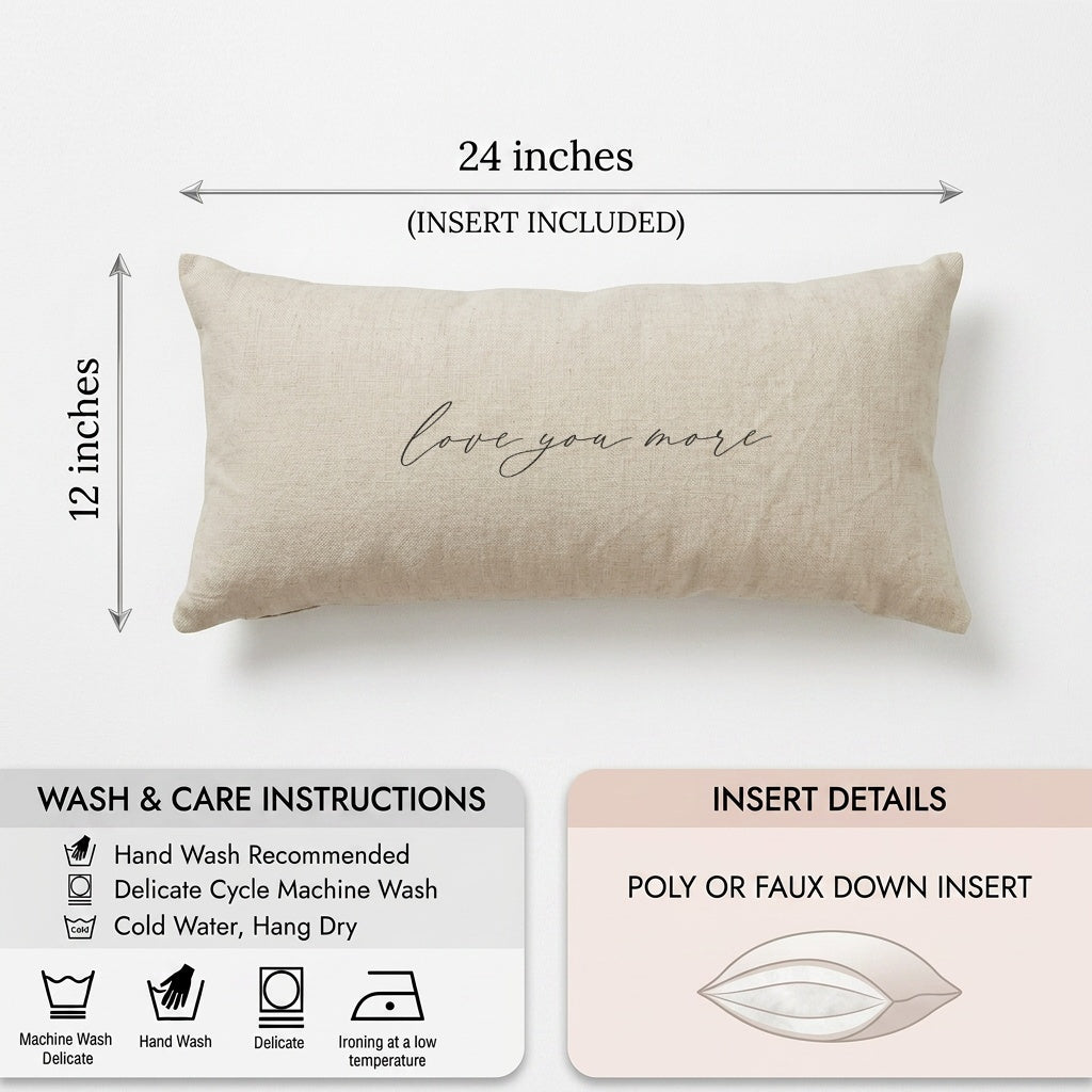 Lumbar Pillows - Love You More