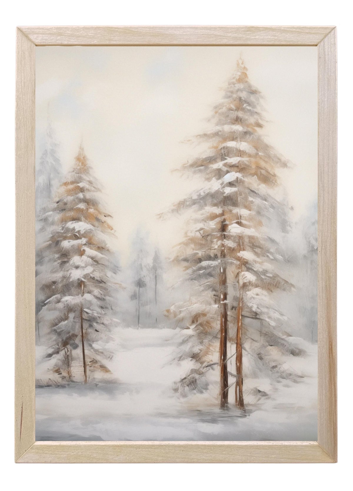 Wooden Frames - Snow Dusting