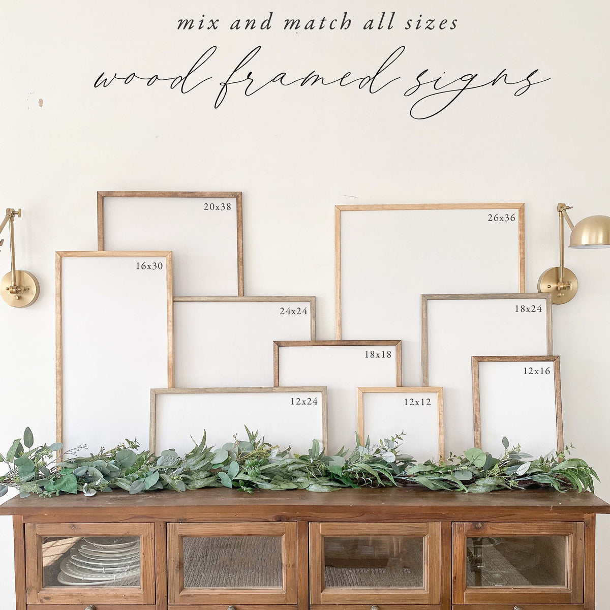Wooden Frames - Give Thanks