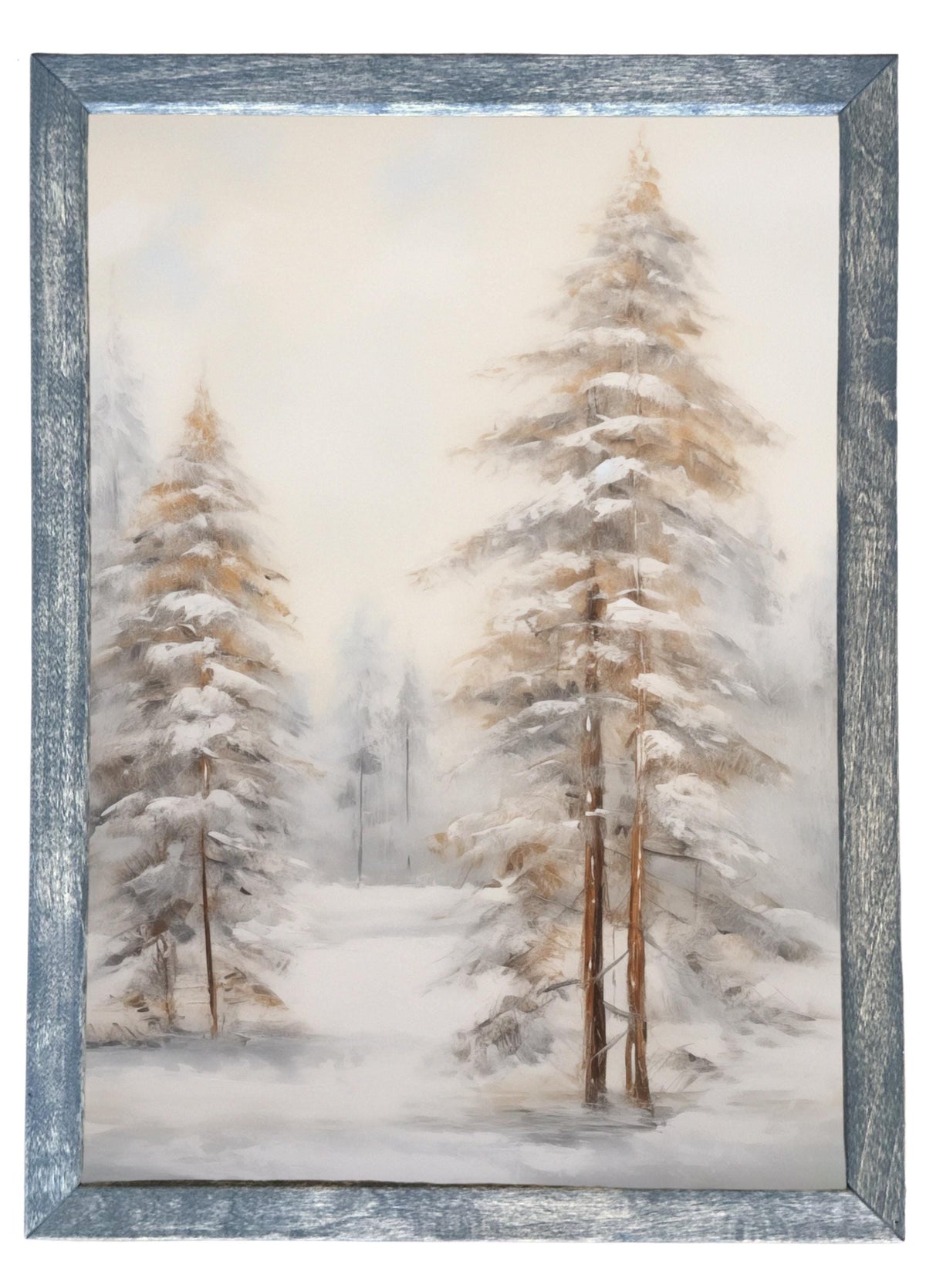 Wooden Frames - Snow Dusting