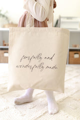 Fearfully and Wonderfully Made Tote Bag