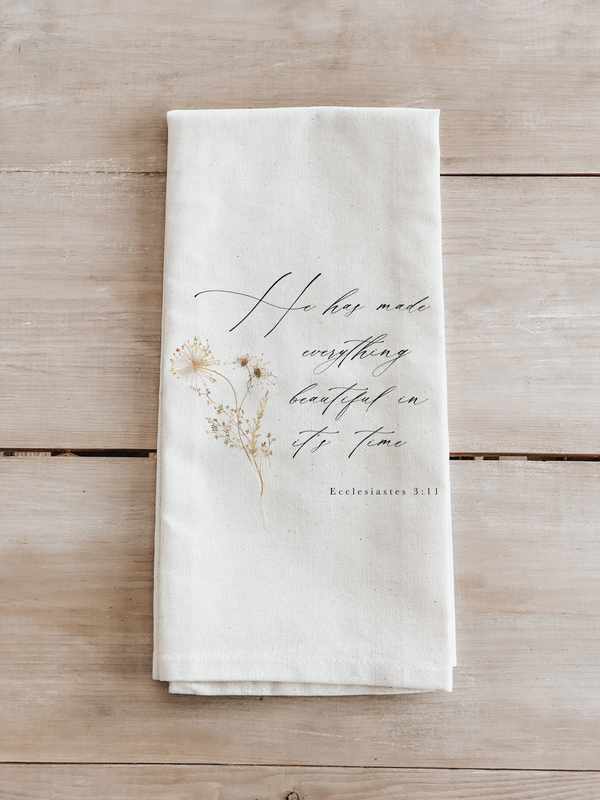 Ecclesiastes 3 Kitchen Towel