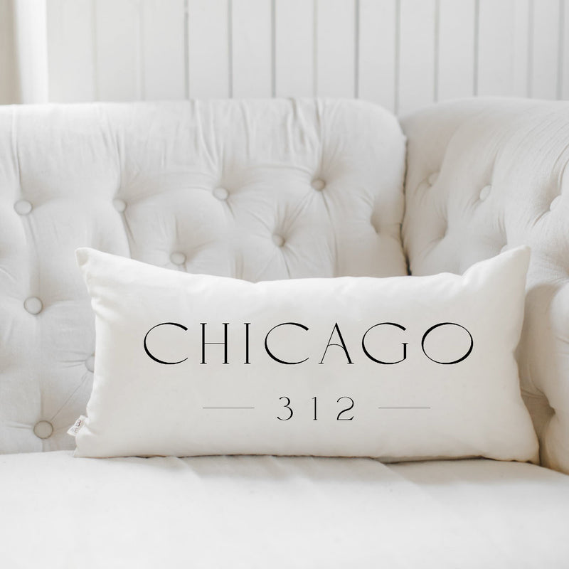 Personalized Postal Code Lumbar Pillow