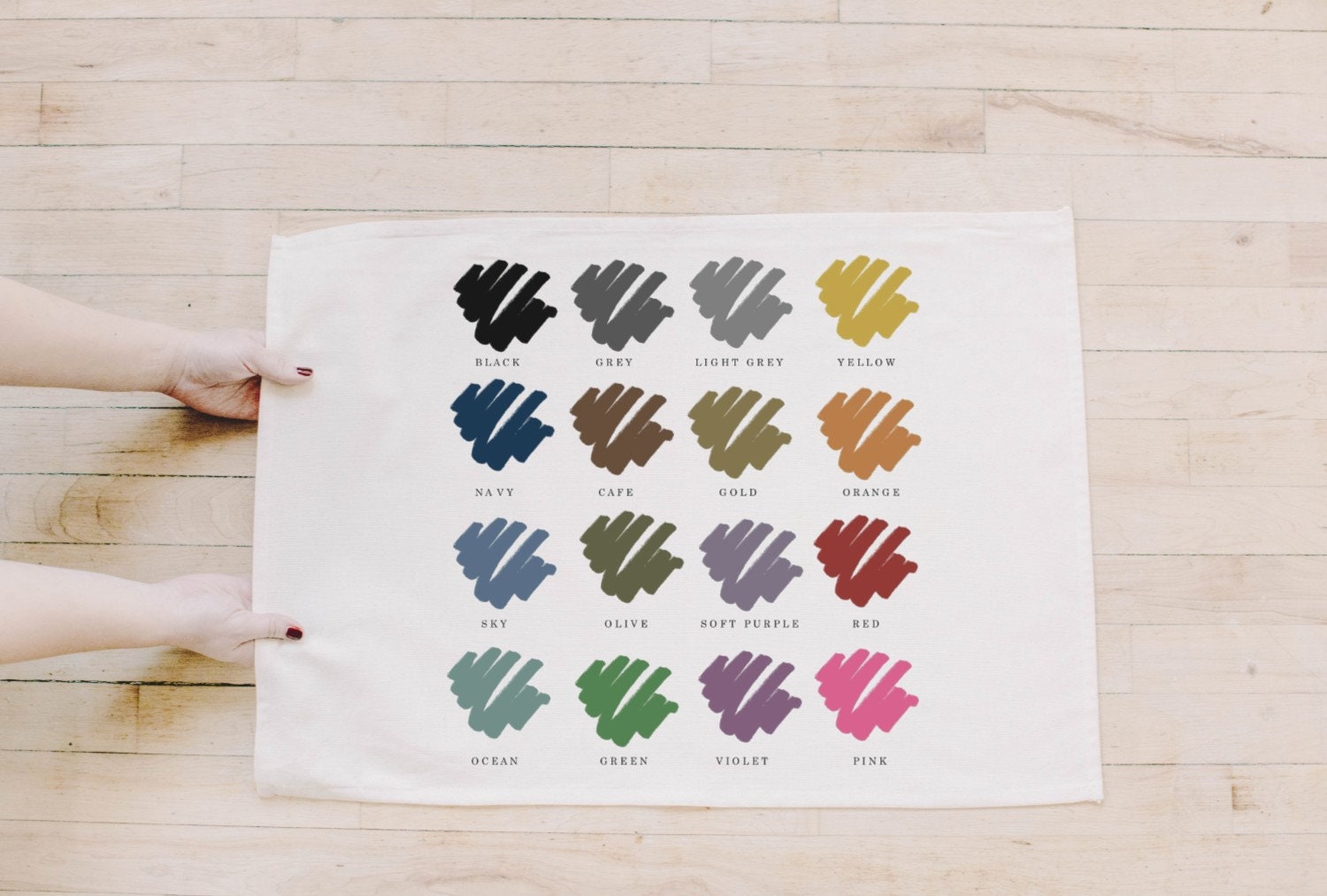 Tea Towel - Autumn Blessings, housewarming gift, fall decor, kitchen, women's gift, flour sack dish cloth, autumn, thanksgiving, seasonal