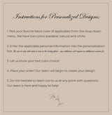 Throw Pillow - Personalized Song Lyrics - Handmade in USA, Organic Cotton, Custom Home Decor, Shop Small, Housewarming gift, Pillow Cover