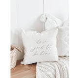 Throw Pillow - It's So Good To Be Home Calligraphy - Housewarming, Choose Your Fabric Color, Text Color, Font Design, Cover Size and Fill!