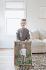 Custom Framed Photo Sign - Your Picture! Framed Photo Sign, Mothers Day Gift, Custom Grandparents Gift, Custom wall decor, personalized gift